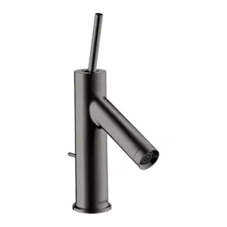 Axor Starck Смеситель для раковины на 1 отверстие с донным клапаном, цвет: полированный черный хром 10116330