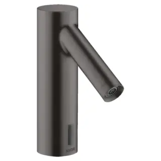 Axor Starck Смеситель для раковины электронный без донного клапана, цвет: шлифованный черный хром 10106340