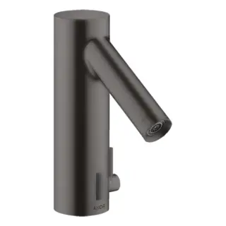 Axor Starck Смеситель для раковины электронный без донного клапана, цвет: шлифованный черный хром 10101340