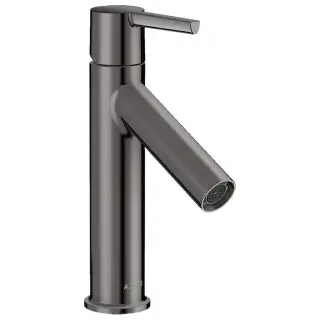 Axor Starck Смеситель для раковины на 1 отверстие с донным клапаном, цвет: полированный черный хром 10003330