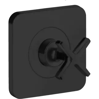 Axor Citterio E Запорный вентиль, внешняя часть, цвет: матовый черный 36771670