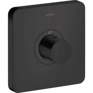 Axor Shower Select Термостат для душа встраиваемый, HighFlow, внешняя часть, цвет: матовый черный 36711670