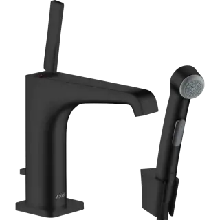 Axor Citterio E Смеситель для раковины на 1 отверстие с донным клапаном, цвет: матовый черный 36130670