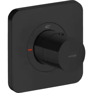 Axor Citterio E Термостат для душа встраиваемый, внешняя часть, цвет: матовый черный 36702670