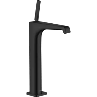 Axor Citterio E Смеситель для раковины высокий на 1 отверстие с донным клап., цвет: матовый черный 36104670