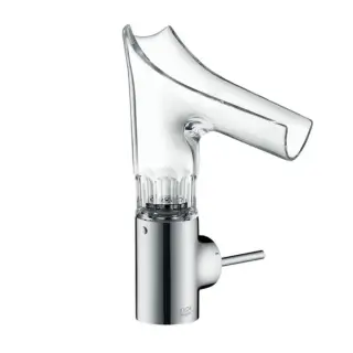 Axor Starck V Смеситель для раковины на 1 отверстие с донным клапаном, цвет: хром 12123000