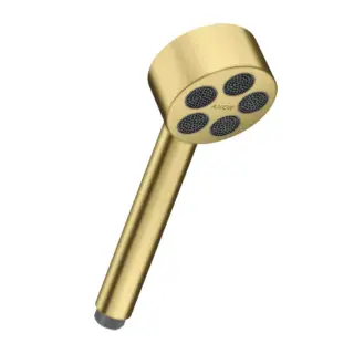 Axor One Ручной душ 3 вида струи EcoSmart, цвет: шлифованная латунь 48651950