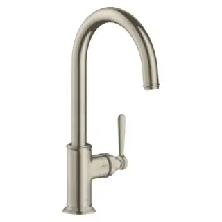 Axor Montreux Смеситель для кухни с поворотным изливом, однорычажный, цвет: шлифованный никель 16580820