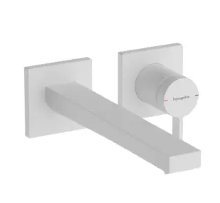 Hansgrohe Tecturis E Смеситель для раковины встраиваемый, внешняя часть, цвет: матовый белый 73051700