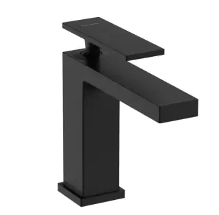 Hansgrohe Tecturis E Смеситель для раковины однорычажный, без донного клапана, цвет: матовый черный 73012670