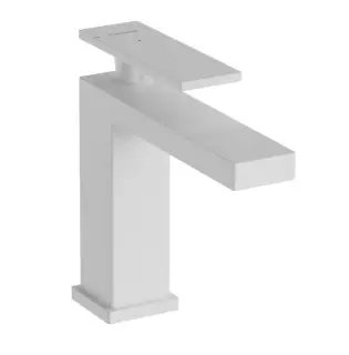 Hansgrohe Tecturis E Смеситель для раковины однорычажный, без донного клапана, цвет: матовый белый 73012700