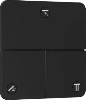 Hansgrohe ShowerSelect Q Переключатель потоков на 3 источника, цвет: матовый черный 15587670