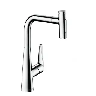 Hansgrohe Talis Select M51 Смеситель для кухонной мойки однорычажный 300, с выдв. изл. цвет: хром 72823000
