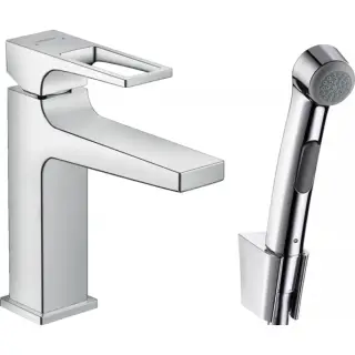 Hansgrohe Metropol Смеситель для раковины однорычажный с рукояткой-петлей, цвет: хром 74522000