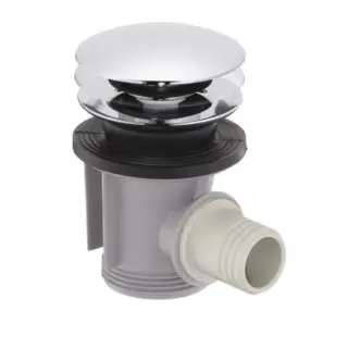 Hansgrohe Донный клапан для ванны Push-Open универсальный, цвет: хром 50107000