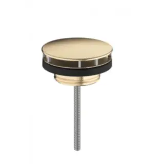 Hansgrohe Донный клапан с фиксированной крышкой, для раковины, универ., цвет: шлифованная бронза 50001140