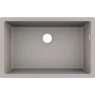 Hansgrohe S51 Кухонная мойка встраиваемая снизу 1 чаша 71x45 см, цвет: cерый бетон 43432380