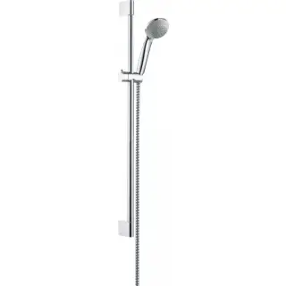 Hansgrohe Crometta Душевой гарнитур: лейка 1 режим Green, штанга 67 см, шланг 160 см, цвет: хром 27652000