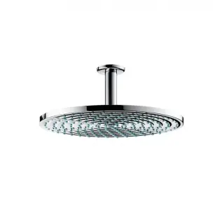 Hansgrohe Raindance S Верхний душ 30 см EcoSmart, 1 режим, кронштейн потолочный 10 см, цвет: хром 26600000