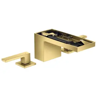 Axor MyEdition Смеситель для раковины на 3 отверстия с донным клапаном, цвет: полированное золото 47052990