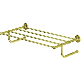 Burlington Gold Полка для полотенец 60х32,3 см, подвесная, цвет: золото глянцевое A46 GOL