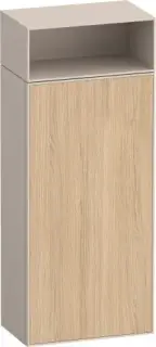 Duravit Zencha Шкаф подв. 40х24х96,1h см, цвет: дуб натур./серо-коричн. супермат. ZE1351R30830000