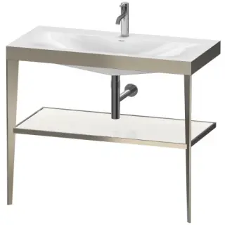 Duravit XViu Консоль напольная C-Bonded 100x48х85h см, цвет: мат. шамп./белый глянц. лак XV4716OB185