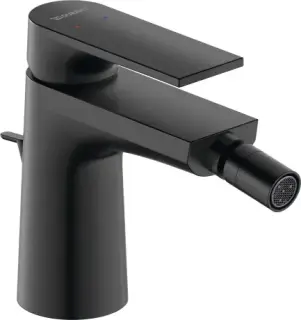 Duravit Tulum Смеситель для биде, однорычажный, с донным клапаном, цвет: черный матовый TU2400001046