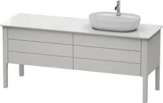 Duravit Luv Тумба под столешницу напольная 173,3x57x74,3h см, цвет: скандинавский белый LU9568R3939