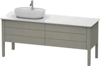 Duravit Luv Тумба под столешницу напольная 173,3x57x74,3h см, цвет: каменно-серый LU9568R9292