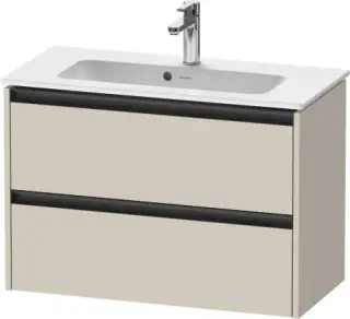 Duravit Ketho.2 Тумба под раковину 81x39x54,9h см, цвет: серо-коричневый супермат. K25256083830000