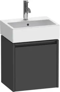 Duravit Ketho.2 Тумба под раковину подвесная 43,4x33,8x44h см, цвет: графит матовый K25070R49490000
