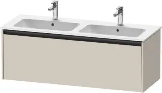 Duravit Ketho.2 Тумба под двойную рак. 121x48x44h см, цвет: серо-коричн. супермат. K25066083830000