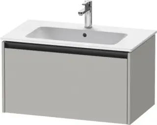 Duravit Ketho.2 Тумба под раковину с 1-им ящ. 81x48x44h см, цвет: бетонно-серый мат. K25063007070000