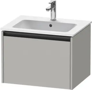 Duravit Ketho.2 Тумба под раковину с 1-им ящ. 61x48x44h см, цвет: бетонно-серый мат. K25062007070000