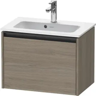 Duravit Ketho.2 Тумба под раковину подвесн. с 1-им ящ. 61x39x44h см, цвет: дуб терра K25055035350000