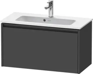Duravit Ketho.2 Тумба под раковину с 1-им ящ. 81x39x44h см, цвет: графит мат. K25056049490000