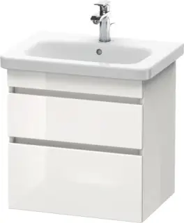 Duravit DuraStyle Тумба под раковину с 2-мя ящ. 58x44,8x61h см, цвет: белый глянц. DS648002222