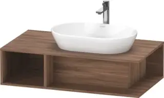 Duravit D-Neo Тумба под раковину справа подвесная 100x55x26h см, цвет: орех натуральный DE495907979
