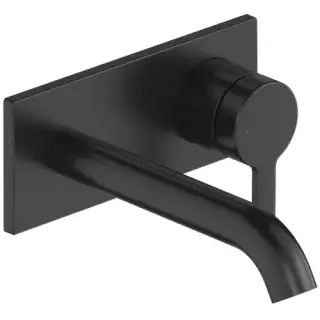 Duravit C.1 Смеситель для раковины наст. встраив. с изливом 17,4 см, цвет: черный мат. C11070003046