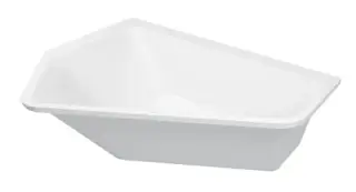 Duravit Paiova 5 Ванна акриловая встраиваемая угл. левая 190х140x46h см, цвет: белый 700392000000000