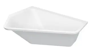 Duravit Paiova 5 Ванна акриловая встраиваемая угл. левая 177х130x46h см, цвет: белый 700390000000000
