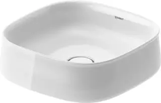 Duravit Zencha Раковина накладная квадратная без отверстий 42х42x14h см, цвет: белый 2373420079