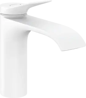Hansgrohe Vivenis Смеситель для раковины однорычажный, с донным клапаном, цвет: матовый белый 75020700