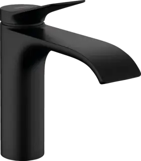 Hansgrohe Vivenis Смеситель для раковины однорычажный, с донным клапаном, цвет: матовый черный 75023670