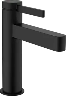 Hansgrohe Finoris Смеситель для раковины однорычажный, с донным клапаном, цвет: матовый черный 76023670