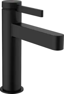 Hansgrohe Finoris Смеситель для раковины однорычажный, с донным клапаном, цвет: матовый черный 76024670
