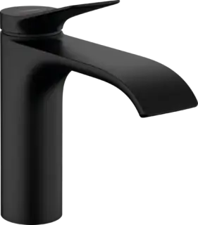 Hansgrohe Vivenis Смеситель для раковины однорычажный, с донным клапаном, цвет: матовый черный 75020670