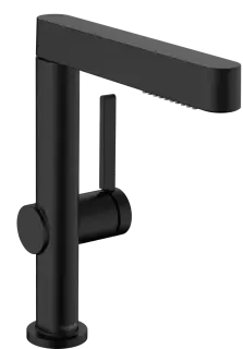 Hansgrohe Finoris Смеситель для раковины, с донным клапаном, цвет: матовый черный 76063670