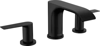 Hansgrohe Vivenis Смеситель для раковины на 3 отверстия двухвентильный, цвет: матовый черный 75033670